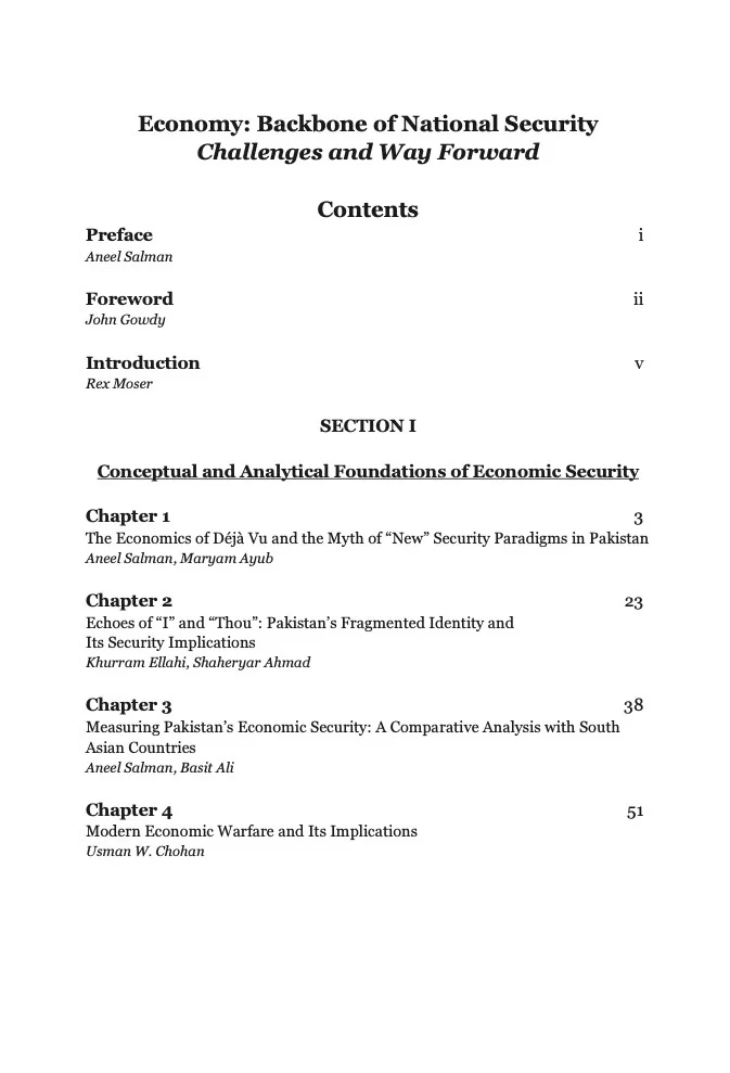 Economy: Backbone of National Security - Challenges and Way Forward - Image 3