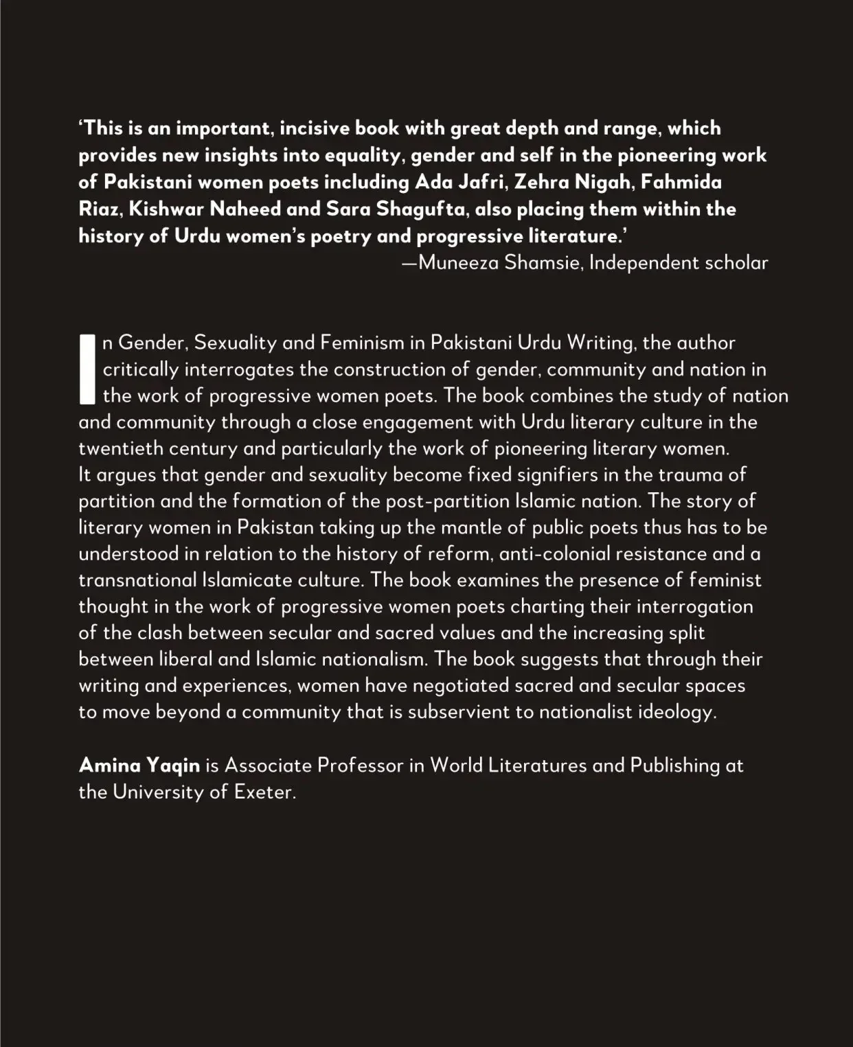 Gender, Sexuality and Feminism in Pakistani Urdu Writing - Image 2
